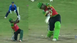Romario Shepherd Blasts 22 Runs Off One Legal Delivery in CPL Thriller, But Kings Conquer Warriors
