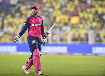 Nitish Rana during an IPL match.