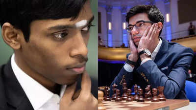 Praggnanandhaa and Giri, chess titans