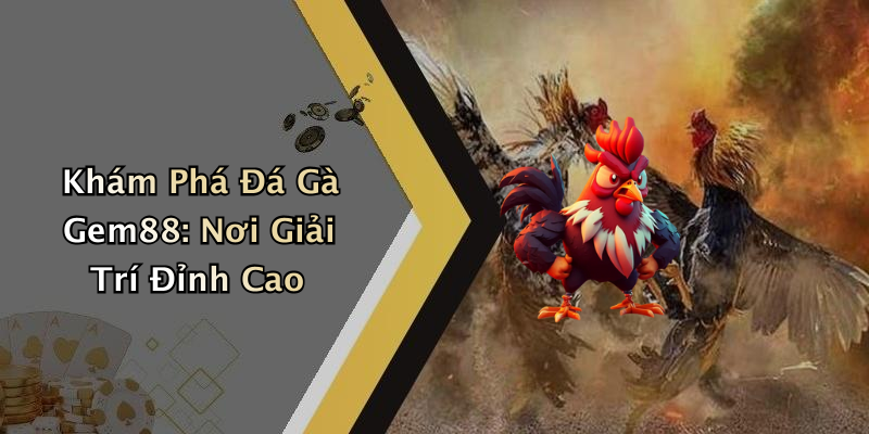 Khám Phá Đá Gà Gem88: Nơi Giải Trí Đỉnh Cao