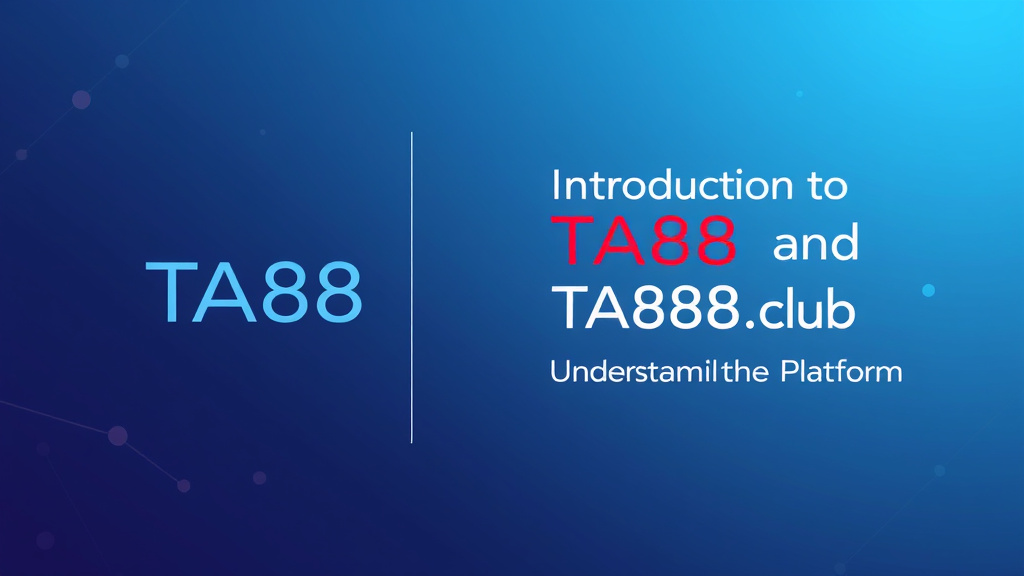 Discover the Excitement of Casino TA88