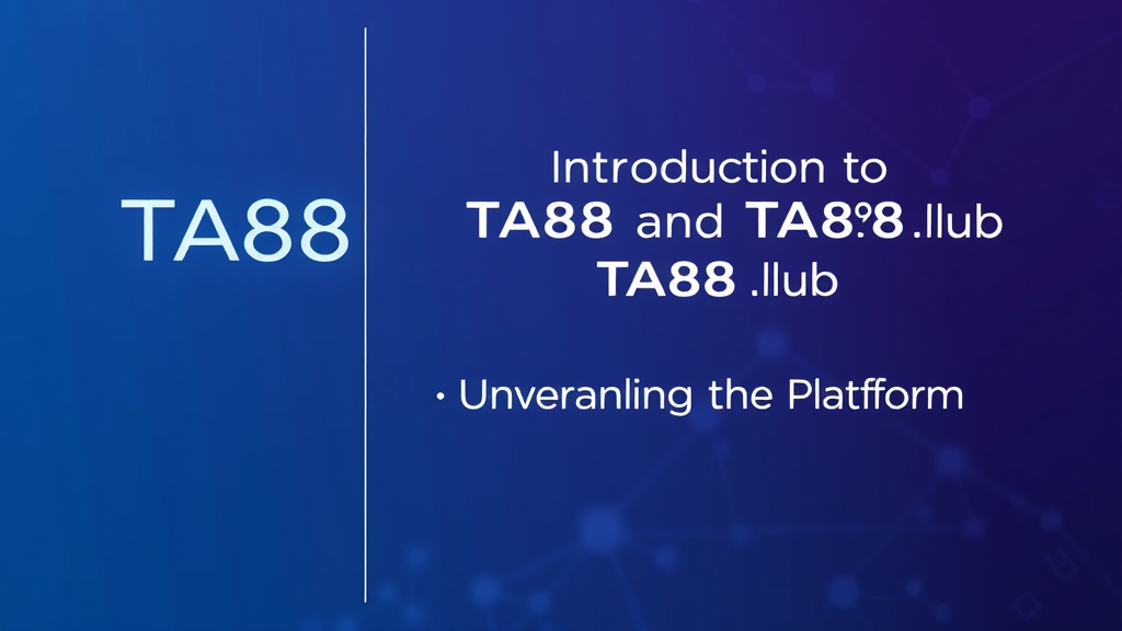 Discover the Excitement of Casino TA88 - Your Ultimate Guide to Online Gaming Adventures