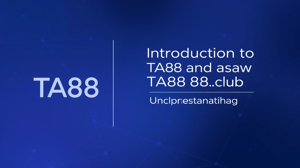 Discover the Excitement of Casino TA88 - Your Ultimate Guide to Online Gaming Adventures