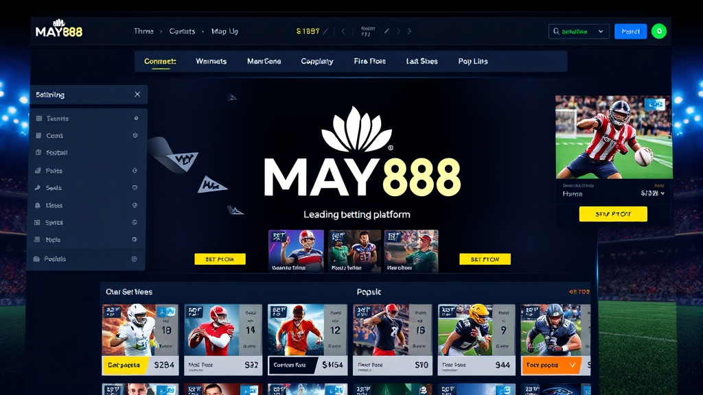 Thể Thao MAY88 - Trải Nghiệm Cá Cược Đẳng Cấp